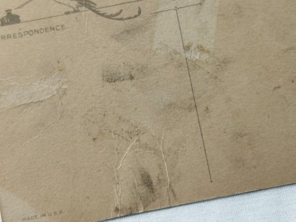 画像3: ▼SALE 500▼ Postcard アンティークポストカード イースター  卵から生まれたウサギさん ヒヨコ (未使用) (3)