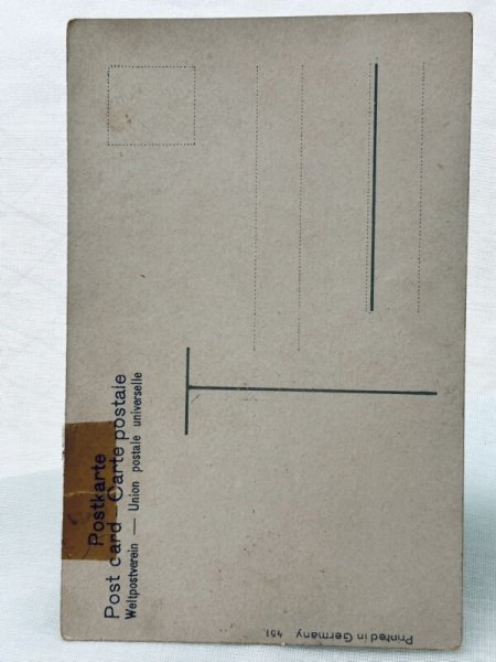 画像3: Postcard　アンティークポストカード　イースター 　写真を撮影するウサギさん　（未使用） (3)