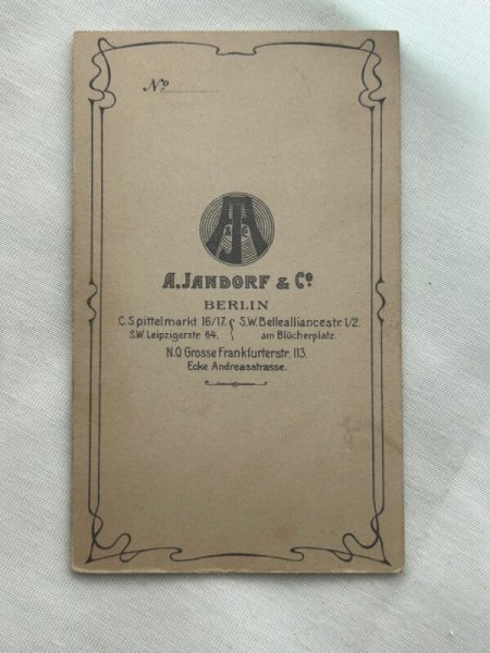 画像3: Vintage carte de visite　アンティーク　ミニ肖像写真　小さな女の子　ドイツ (3)