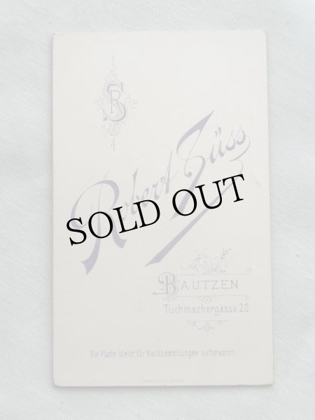 画像3: Vintage carte de visite　アンティーク　ミニ肖像写真　小さな女の子　ドイツ (3)