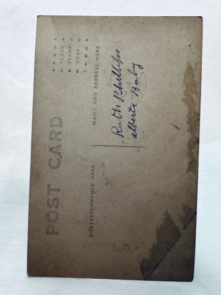 画像3: Postcard    アンティークポストカード　肖像写真　小さな姉妹　 (3)