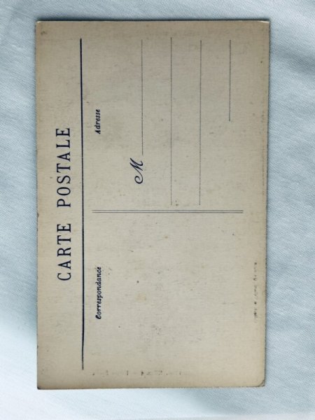 画像3: Postcard    アンティークポストカード フランス 民族衣装の子どもたち レース (未使用) (3)