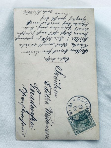 画像2: Postcard    アンティークポストカード　赤ずきんちゃん　女の子　 Grete Reinwald (2)