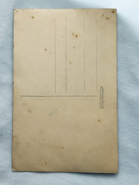 画像3: Postcard    アンティークポストカード　肖像写真　姉妹と熊のおもちゃ　ドイツ　（未使用） (3)