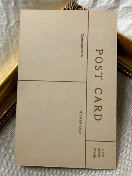 画像3: Postcard　アンティークポストカード　アヒルと女の子　オランダ風　H.T.Miller （未使用） (3)