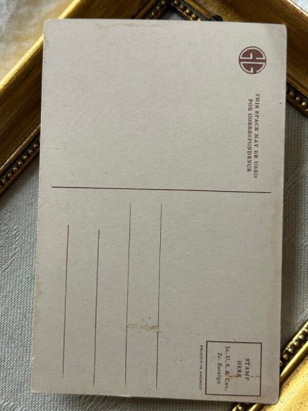 画像3: Postcard アンティークポストカード 羊の玩具と赤ちゃん Bessie Pease Gutmann (未使用) (3)