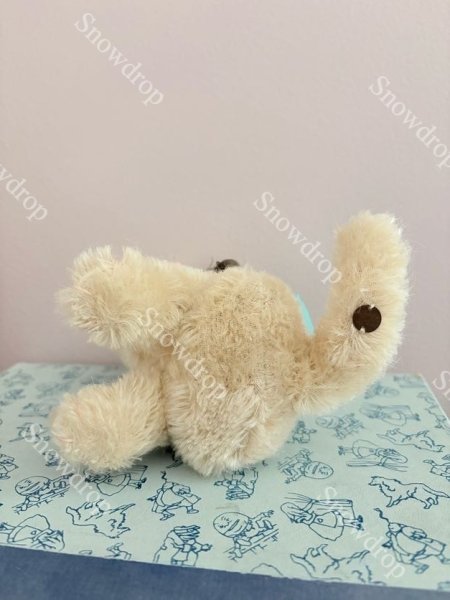 画像4: 【ご予約注文】Snowdrop ハンドメイド　アンティーク風ぬいぐるみ　猫　オートミールモヘア　（14cm） (4)