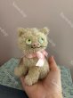 画像6: 【ご予約注文】Snowdrop ハンドメイド　アンティーク風ぬいぐるみ　猫　オートミールモヘア　（12cm） (6)
