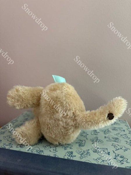 画像4: 【ご予約注文】Snowdrop ハンドメイド　アンティーク風ぬいぐるみ　白猫　オートミールモヘア　（17cm） (4)