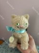 画像7: 【ご予約注文】Snowdrop ハンドメイド　アンティーク風ぬいぐるみ　猫　オートミールモヘア　（14cm） (7)