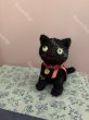 画像3: 【ご予約注文】Snowdrop ハンドメイド　アンティーク風ぬいぐるみ　黒猫　（11m） (3)