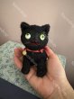 画像5: 【ご予約注文】Snowdrop ハンドメイド　アンティーク風ぬいぐるみ　黒猫　（11m） (5)