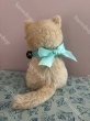 画像2: 【ご予約注文】Snowdrop ハンドメイド　アンティーク風ぬいぐるみ　猫　オートミールモヘア　（14cm） (2)