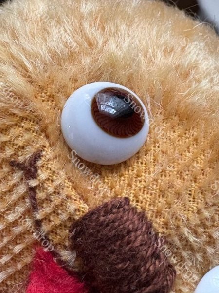 画像8: 【ご予約注文】Snowdrop ハンドメイド　アンティーク風ぬいぐるみ　ゴールデンモヘア　犬  （18cm） (8)