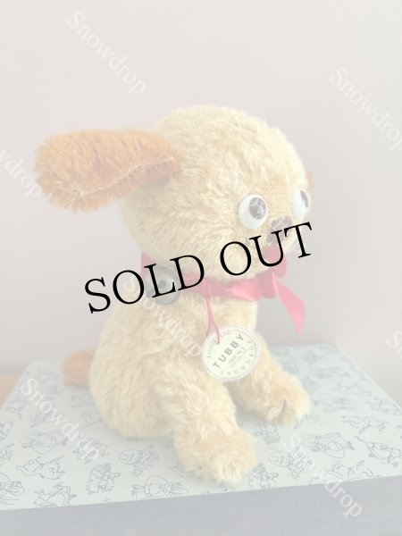 画像4: 【ご予約注文】Snowdrop ハンドメイド　アンティーク風ぬいぐるみ　ゴールデンモヘア　犬  （18cm） (4)