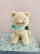 画像1: 【ご予約注文】Snowdrop ハンドメイド　アンティーク風ぬいぐるみ　猫　オートミールモヘア　（14cm） (1)