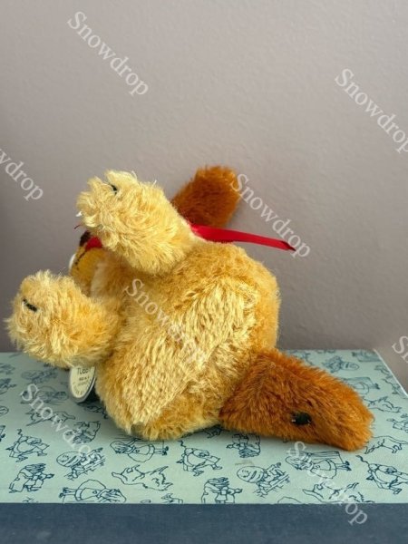 画像4: 【ご予約注文】Snowdrop ハンドメイド　アンティーク風ぬいぐるみ　ゴールデンモヘア　犬  （17cm） (4)