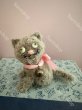 画像3: 【ご予約注文】Snowdrop ハンドメイド　アンティーク風ぬいぐるみ　猫　グレーモヘア　（11cm） (3)