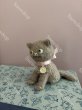 画像3: 【ご予約注文】Snowdrop ハンドメイド　アンティーク風ぬいぐるみ　グレー猫　（10.5cm） (3)