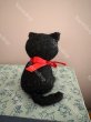 画像2: 【ご予約注文】Snowdrop ハンドメイド　アンティーク風ぬいぐるみ　黒猫　（11cm） (2)