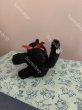 画像6: 【ご予約注文】Snowdrop ハンドメイド　アンティーク風ぬいぐるみ　黒猫　（11m） (6)