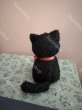 画像2: 【ご予約注文】Snowdrop ハンドメイド　アンティーク風ぬいぐるみ　黒猫　（11m） (2)