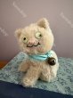 画像1: 【ご予約注文】Snowdrop ハンドメイド　アンティーク風ぬいぐるみ　猫　オートミールモヘア　（12.5cm） (1)