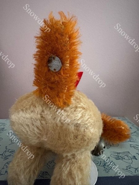 画像7: 【ご予約注文】Snowdrop ハンドメイド　アンティーク風ぬいぐるみ　ライトブラウンモヘア　犬  （12cm） (7)