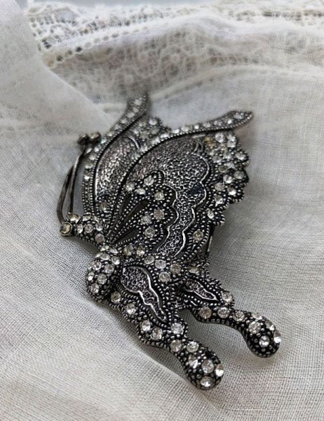 画像3: Vintage Brooch 蝶々のブローチ バタフライ (3)