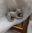 画像3: Vintage Brooch　毛糸で遊ぶ子猫のブローチ (3)