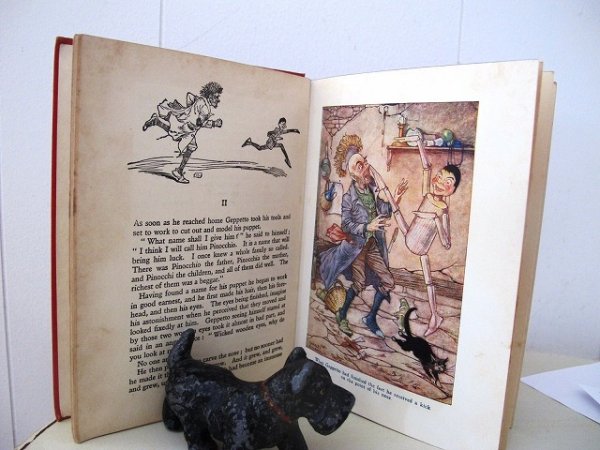 画像9: Vintage Book  アンティーク洋書 童話 ピノキオ 1938年 (9)