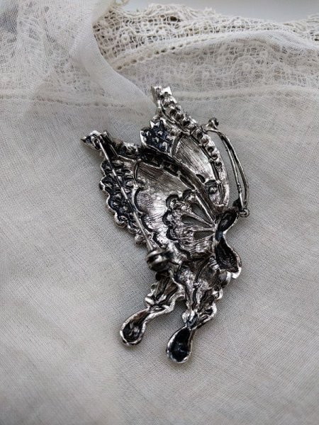 画像4: Vintage Brooch 蝶々のブローチ バタフライ (4)