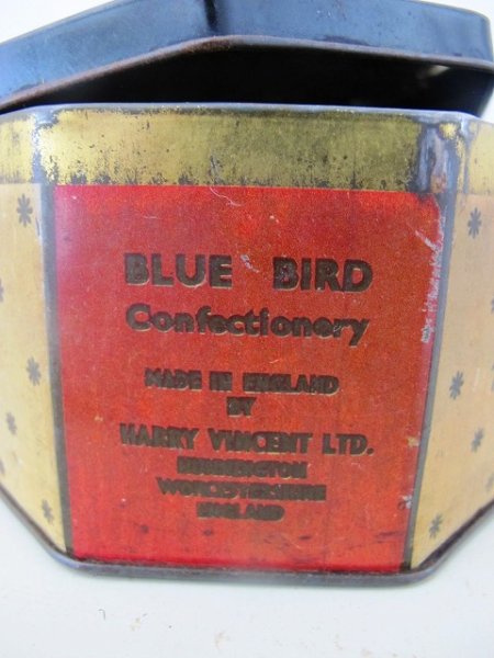 画像3: Vintage Tin イギリス　古いお菓子の缶　BLUE BIRD　 (3)