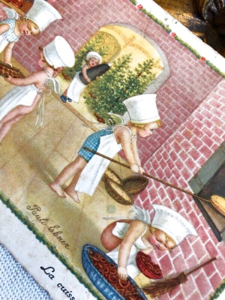 画像3: Postcard  クリスマス  天使のパティシエさん 焼菓子職人 Pauli Ebner  (3)