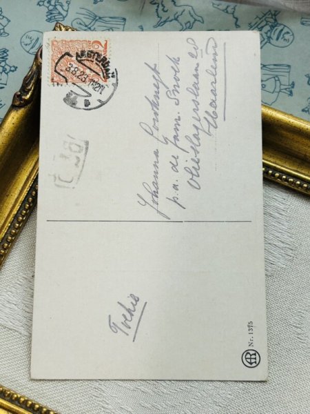 画像4: Postcard　アンティークポストカード　かくれんぼ　Pauli Ebner　オランダ1923年 (4)