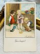 画像2: Postcard　アンティークポストカード　お人形を壊して泣く女の子　Pauli Ebner　（未使用） (2)