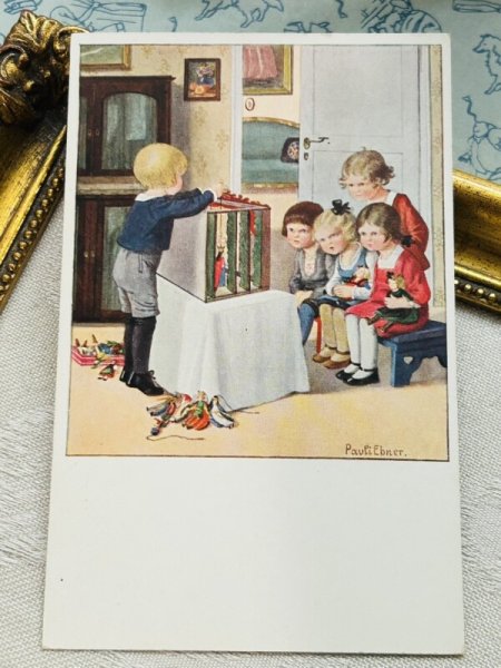 画像2: Postcard　アンティークポストカード　人形劇　人形芝居　Pauli Ebner　（未使用） (2)