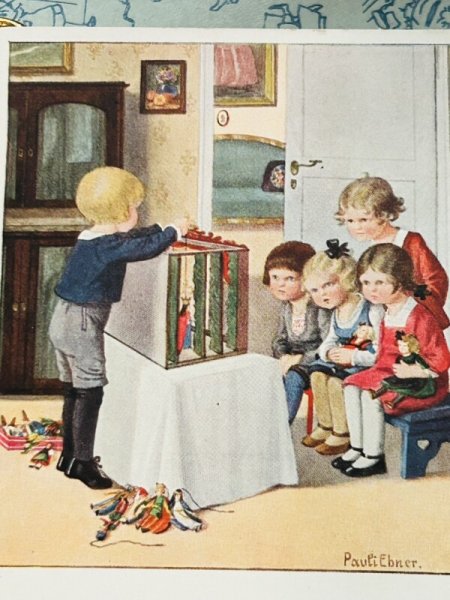 画像3: Postcard　アンティークポストカード　人形劇　人形芝居　Pauli Ebner　（未使用） (3)