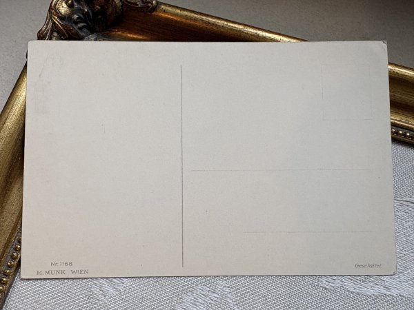 画像3: Postcard　アンティークポストカード　パーティに招かれた子どもたち　Pauli Ebner　（未使用） (3)