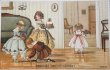 画像1: Postcard　アンティークポストカード　パーティに招かれた子どもたち　Pauli Ebner　（未使用） (1)