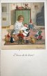 画像1: Postcard　アンティークポストカード　お人形さん遊びをする女の子　テディベア　Pauli Ebner　（未使用） (1)