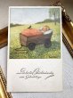 画像2: Postcard　アンティークポストカード　赤ちゃんと小鳥　ピクニック　Pauli Ebner　ドイツ1932年 (2)