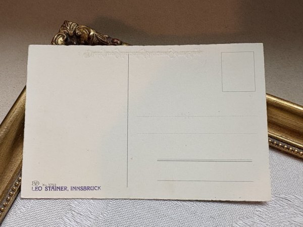 画像3: Postcard　アンティークポストカード　パーティに招かれた子どもたち　テリア犬　ウェスティ　Pauli Ebner　（未使用） (3)