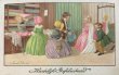 画像1: Postcard　アンティークポストカード　お仕立てサロン　生地屋　ドレスショップ　Pauli Ebner　 (1)