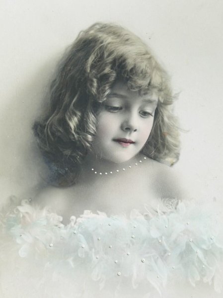 画像3: Postcard    アンティークポストカード 女の子 写真  Grete Reinwald  ドイツ1908年 (3)