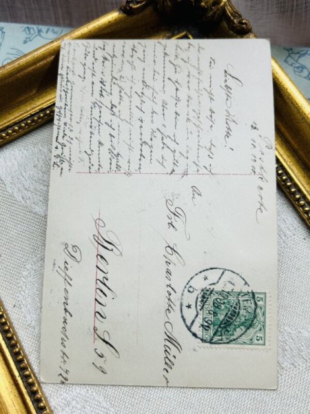 画像4: Postcard    アンティークポストカード 女の子 写真  Grete Reinwald  ドイツ1908年 (4)