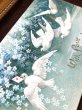 画像2: Postcard　バレンタイン　忘れな草のお花と手紙を運ぶ白鳩　1909年　E.Clapsaddle (2)