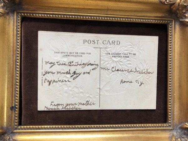 画像4: Postcard　白い鳩と馬蹄と風景　 (4)