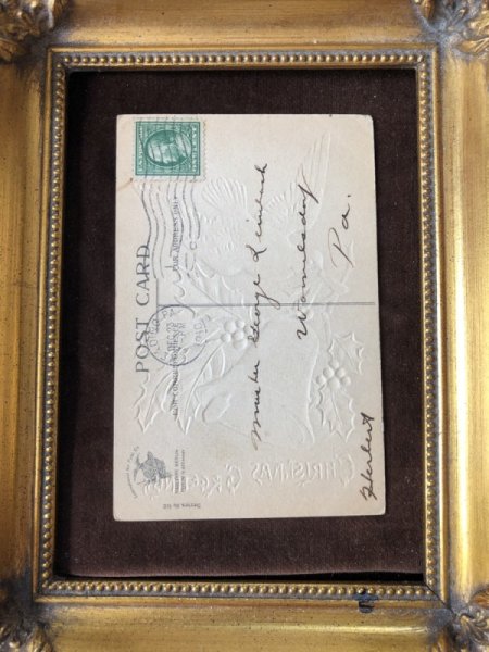 画像3: Postcard　クリスマス　ベルを運ぶ白鳩　ホーリー　E.Clapsaddle (3)