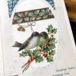 画像1: Postcard　クリスマス　小鳥とホーリー (1)